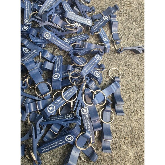 Bulk Lot College Republicans Bottle Opener Keychains Blue Promotional Item - Picture 6 of 7